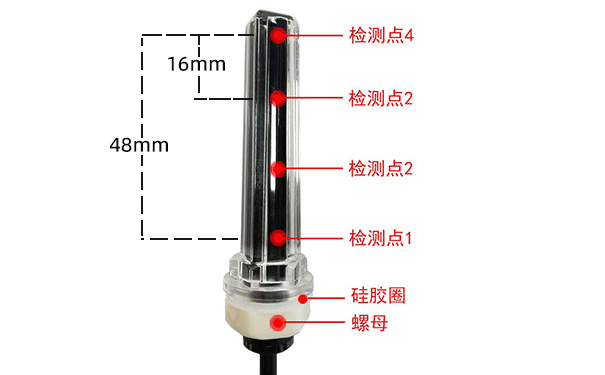 光電式液位計如何實現(xiàn)多個液位點檢測？
